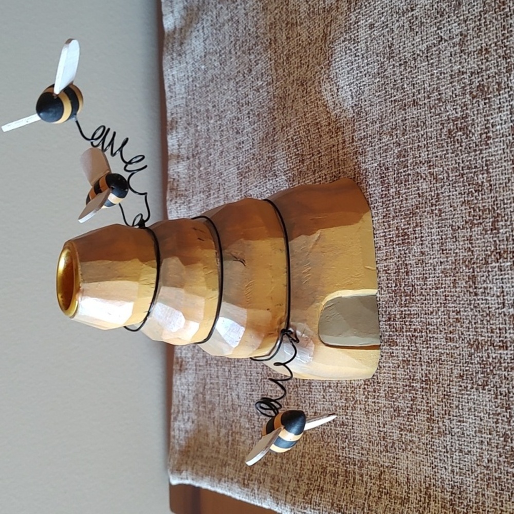 Vintage Terry's Village Beehive candleholder
